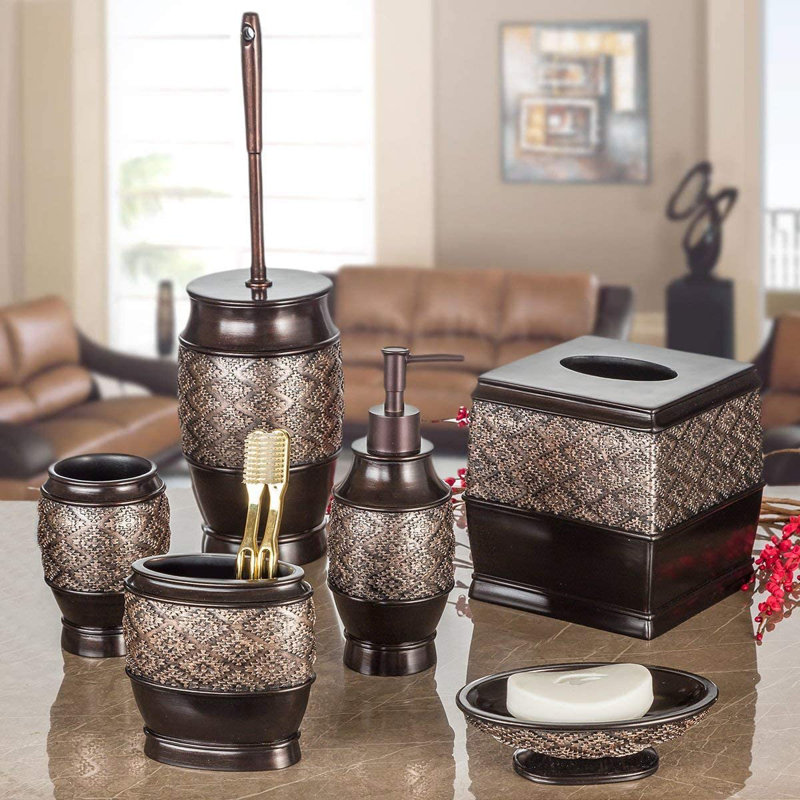 Creative Scents Dublin 6 Piece Bathroom Accessory Set Reviews Wayfair